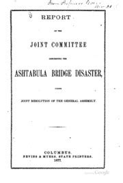 Report of the Joint Committee Concerning the Ashtabula Bridge Disaster Reader