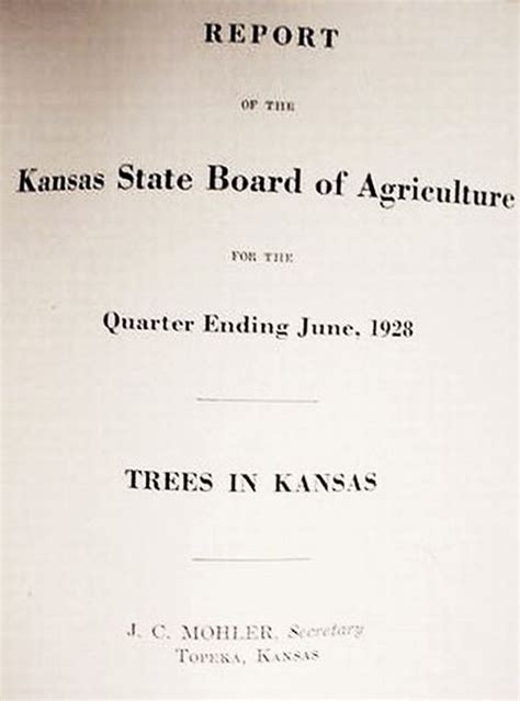 Report of the Kansas State Board of Agriculture Reader