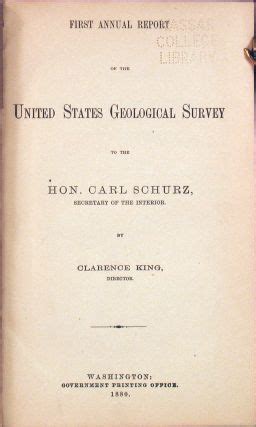 Report of the United States Geological Survey to the Secretary of the Interior Doc