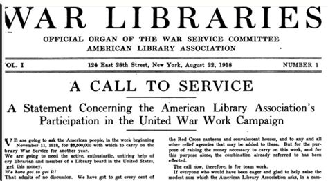 Report of the War Service Committee of the American Library Association Doc