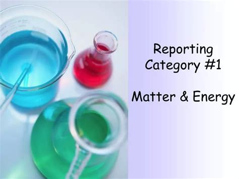 Reporting Category 1 Matter And Energy Answers Doc