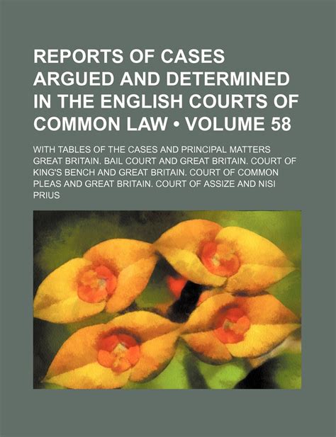 Reports of Cases Argued and Determined in the English Courts of Common Law Doc