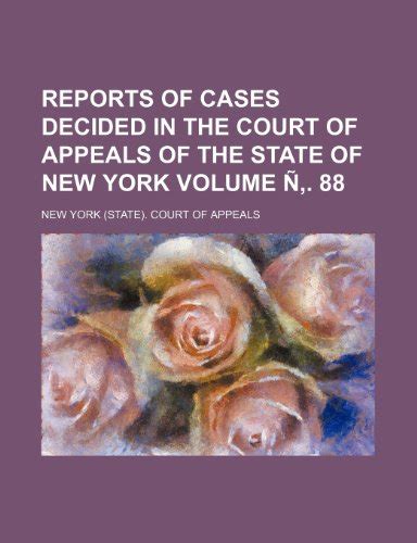 Reports of Cases Decided in the Court of Appeals of the State of New York PDF