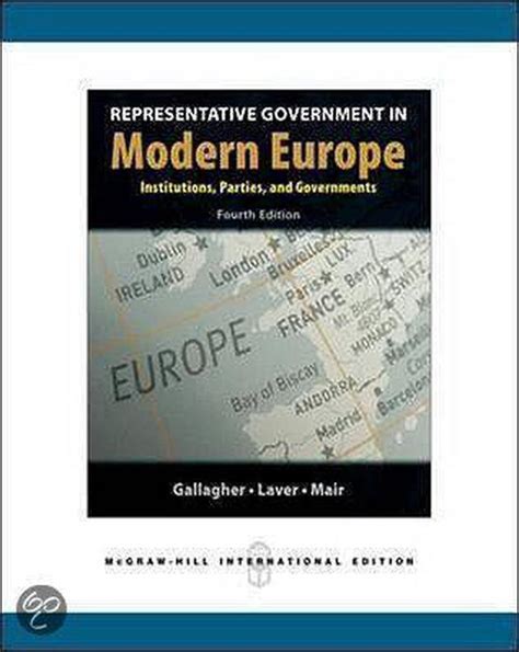 Representative Government In Modern Europe Kindle Editon