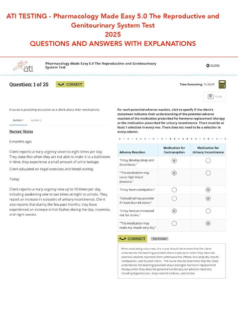 Reproductive And Genitourinary System Ati Answers Reader