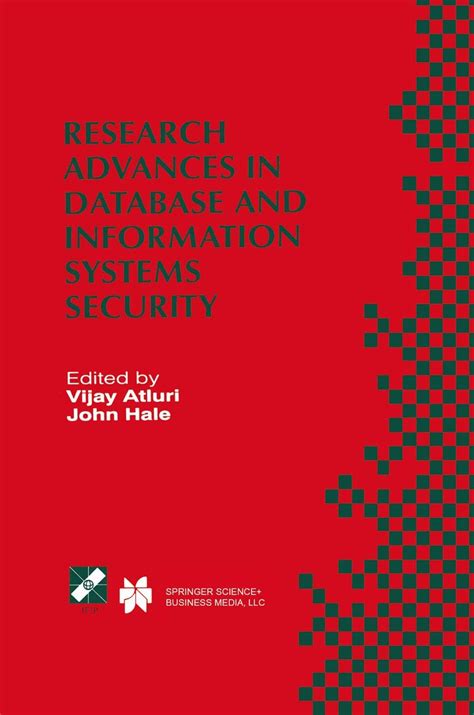 Research Advances in Database and Information Systems Security Kindle Editon