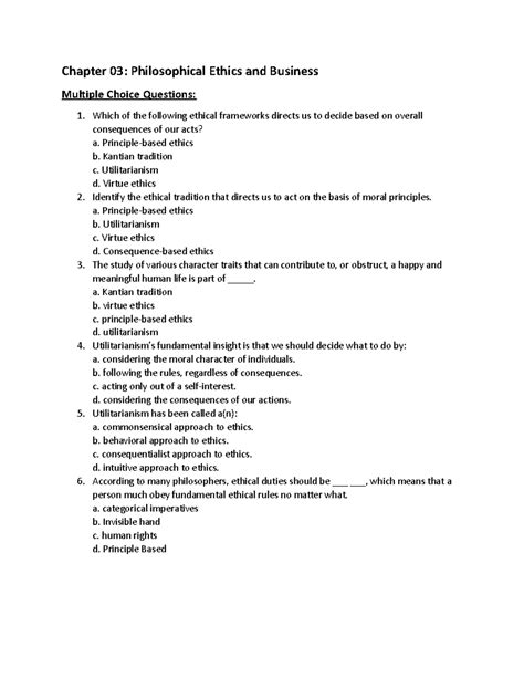 Research Ethics Multiple Choice Questions With Answers PDF