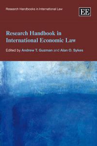 Research Handbook in International Economic Law Epub