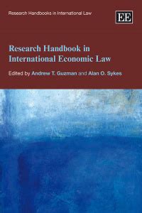 Research Handbook in International Economic Law Epub