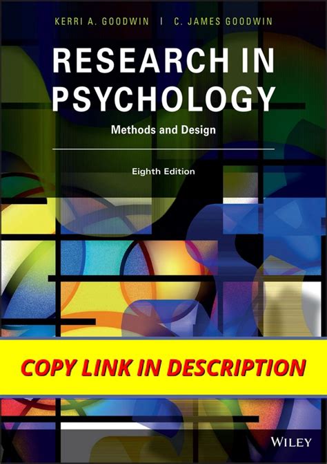 Research In Psychology Methods and Design Epub