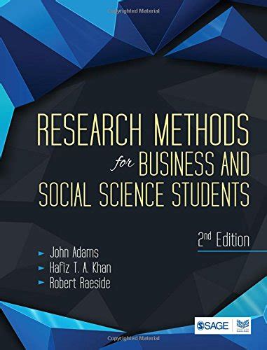 Research Methods for Business and Social Science Students Epub