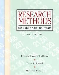 Research Methods for Public Administrators (5th Edition) Ebook Epub