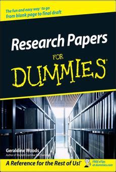 Research Papers For Dummies Epub