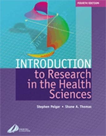 Research Techniques for the Health Sciences 4th Edition PDF