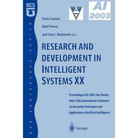 Research and Development in Intelligent Systems XX 1st Edition PDF