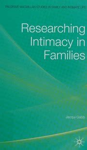 Researching Intimacy in Families PDF