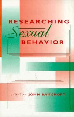 Researching Sexual Behavior Methodological Issues PDF