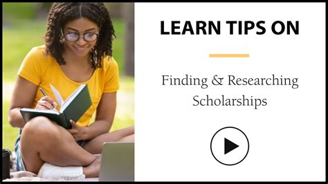 Researching scholarships: