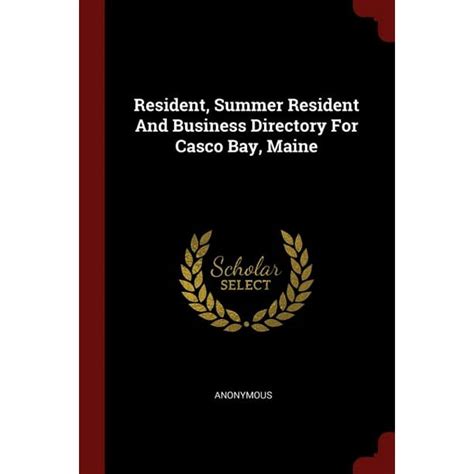 Resident Summer Resident And Business Directory For Casco Bay Maine Epub