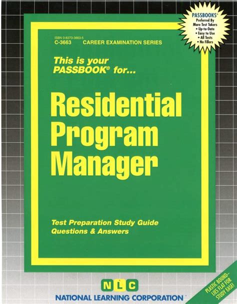 Residential Program ManagerPassbooks Doc