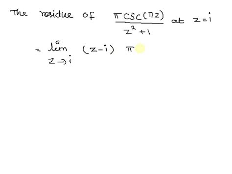 Residue Summation Theorem