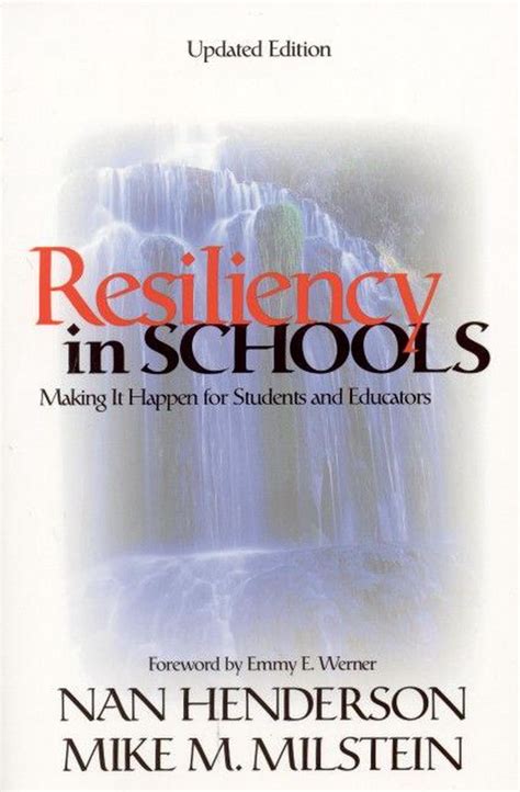 Resiliency in Schools Making it Happen for Students and Educators Updated Edition PDF