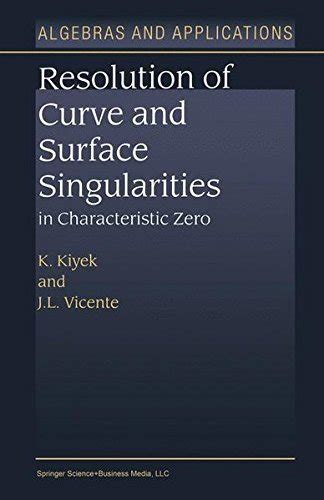 Resolution of Curve and Surface Singularities In Characteristic Zero 1st Edition Epub