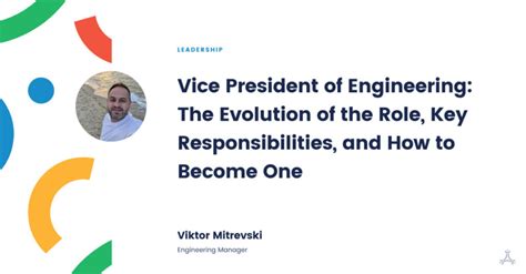 Responsibilities of a Vice President of Engineering