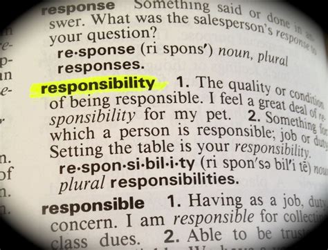 Responsibility