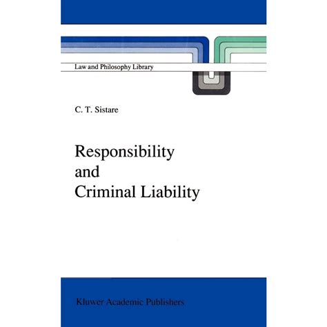 Responsibility and Criminal Liability Kindle Editon