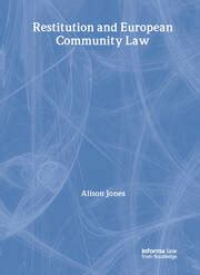 Restitution and European Community Law Kindle Editon