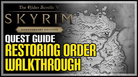 Restoring Order in Skyrim: A Comprehensive Guide