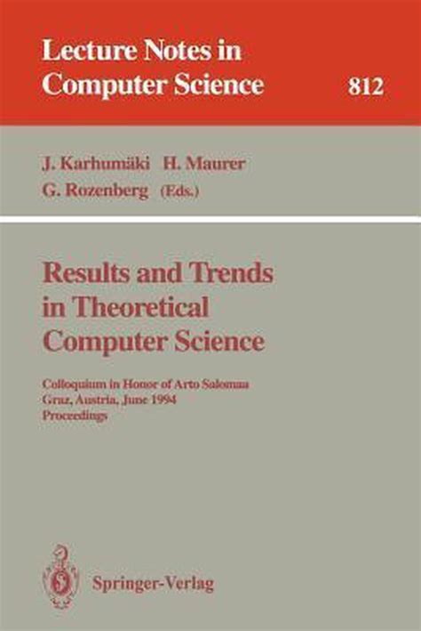 Results and Trends in Theoretical Computer Science Colloquium in Honor of Arto Salomaa, Graz, Austri Doc