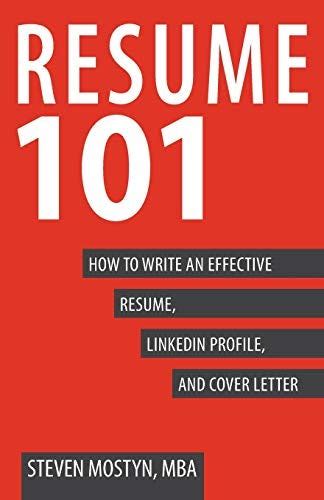 Resume 101 (Paperback) Ebook Ebook Kindle Editon