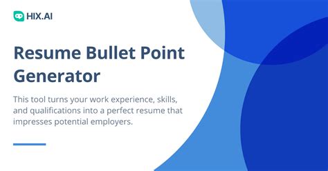 Resume AI Bullet Generator: A Must-Have Tool for 2023