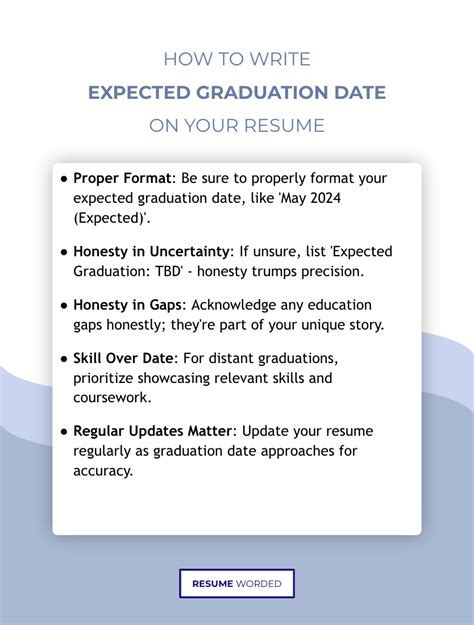 Resume Expected Graduation Date: A Comprehensive Guide to Optimize Your Job Applications