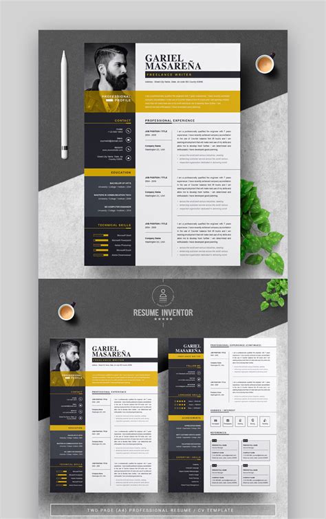 Resume Template Illustrator