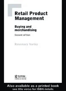 Retail.Product.Management.Buying.and.Merchandising Ebook Kindle Editon