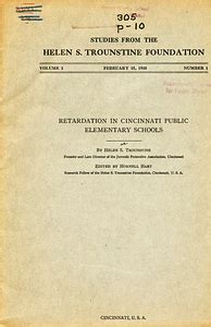 Retardation in Cincinnati Public Elementary Schools Volume 1 Epub