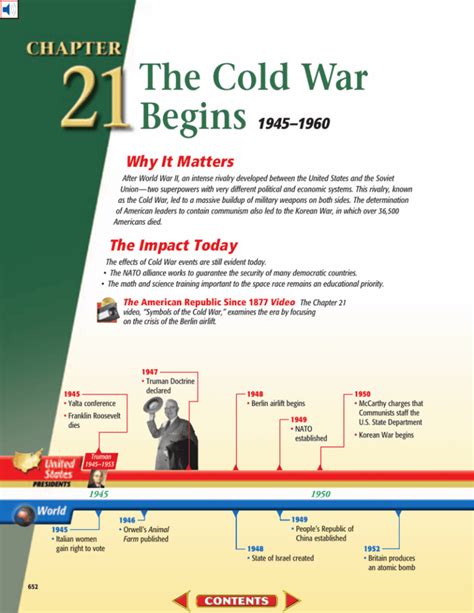 Reteaching Activity 21 The Cold War Begins Answers Kindle Editon