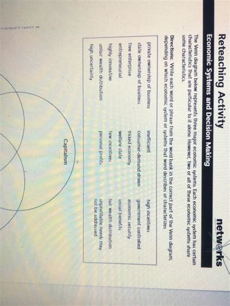 Reteaching Activity 9 Answers For Economics Reader