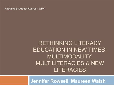 Rethinking the Teaching of Literacy Reader