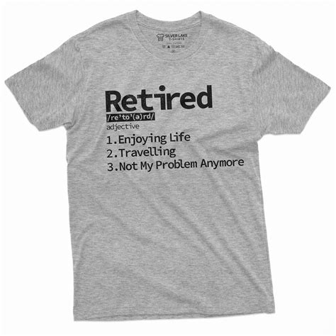 Retired T-Shirts for Men: A Style Guide