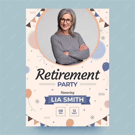 Retirement Poster Template
