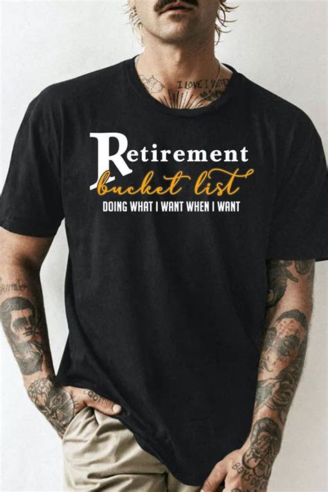 Retirement T-Shirts Male: Expressing the Journey with Style