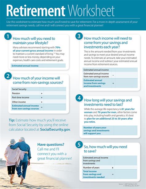 Retirement Worksheet: A Comprehensive Guide to Plan Your Golden Years