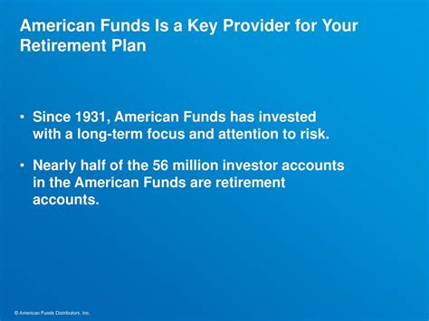 RetirementPartner: Your Guide to Retirement Planning with American Funds