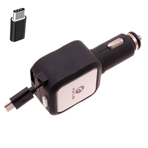 Retractable Charger Vehicle Adapter Motorola Doc