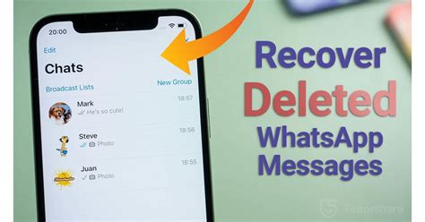 Retrieve Lost WhatsApp Messages on iPhone: A Comprehensive Guide