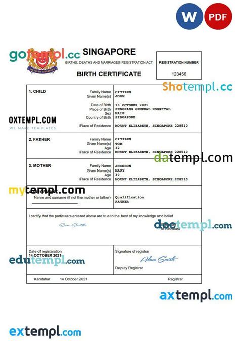 Retrieve Your Singapore Birth Certificate Online: A Comprehensive Guide